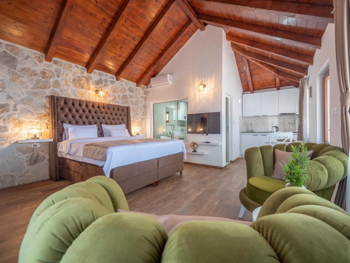 Harmonia Bungalows & Pool Sveti Stefan Exteriör bild